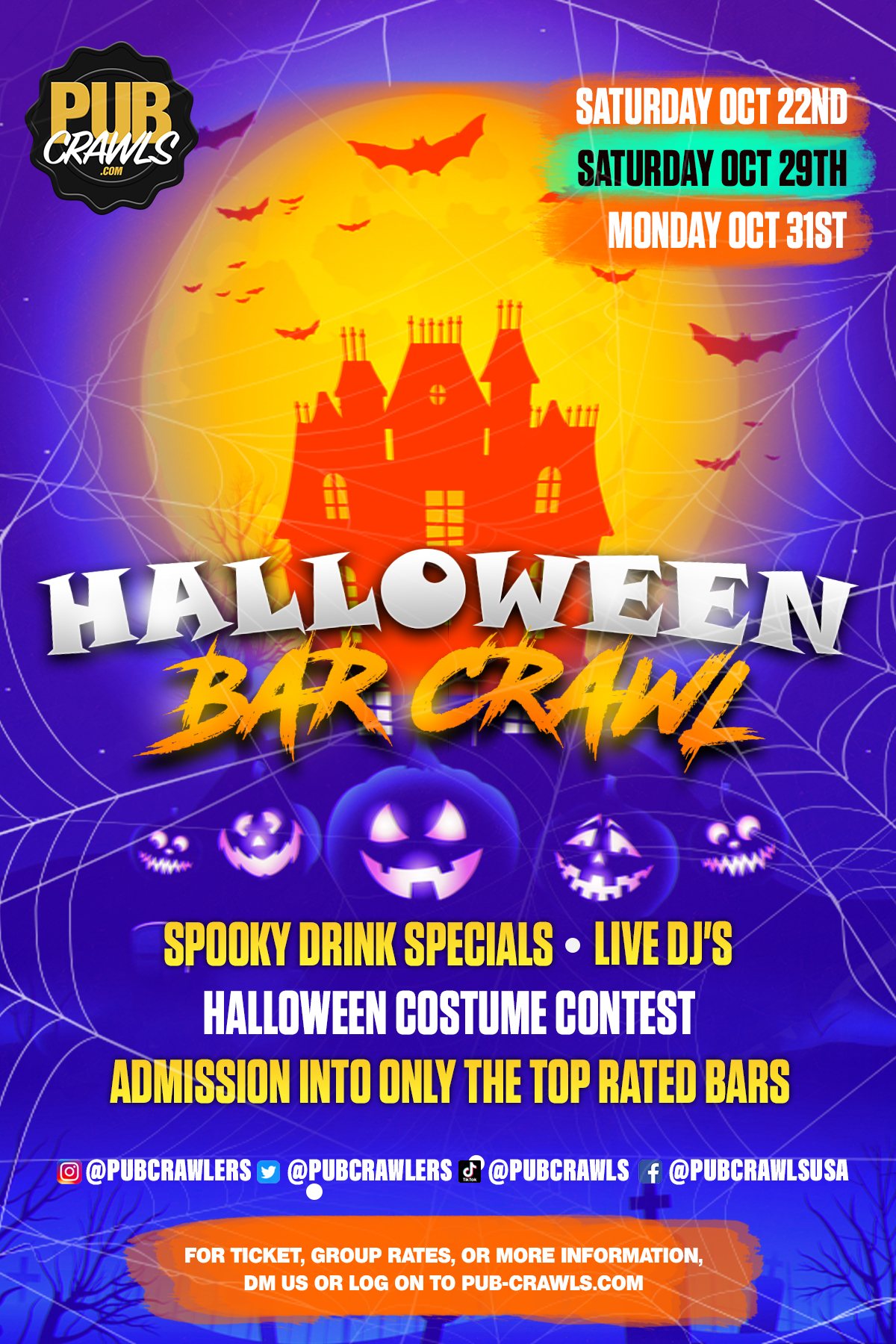 Official Boston Halloween Bar Crawl [Fenway] October 31, 2022